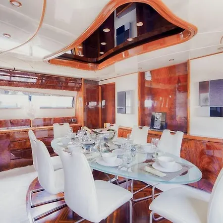 Botel Super Yacht Located In Puerto Banus Marbella