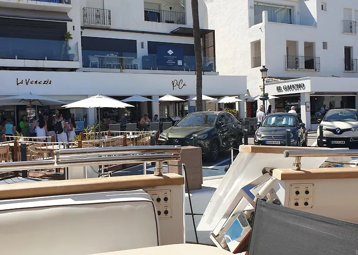 Botel Super Yacht Located In Puerto Banus Marbella