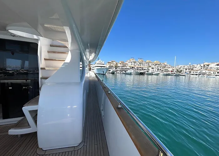 Botel Super Yacht Located In Puerto Banus Marbella